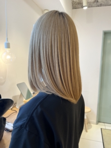 ブリーチ毛でもできる